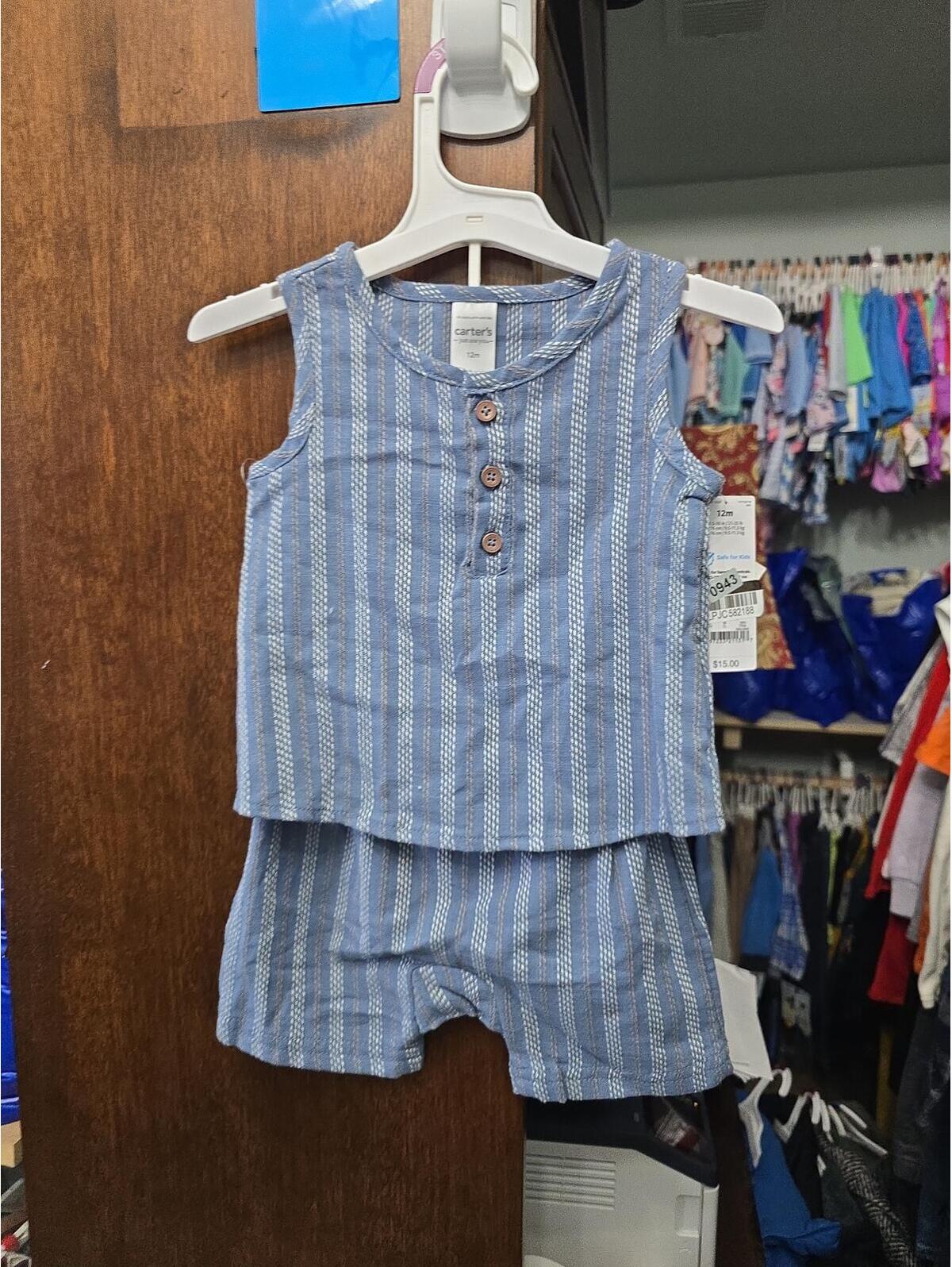 12m Brand New Shorts Outfit Set From Carters Item 943